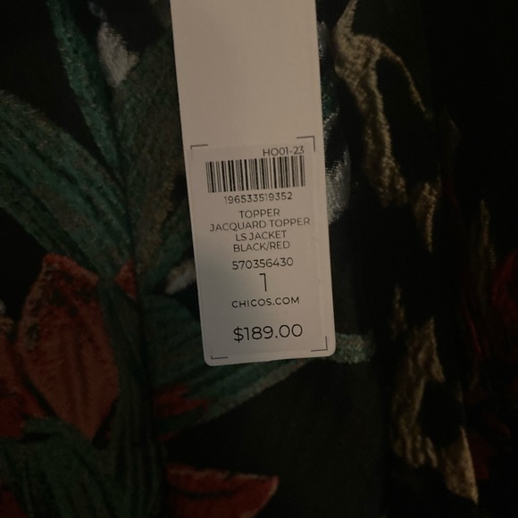 NWT Chico’s FABULOUS topper jacket! - Picture 2 of 3